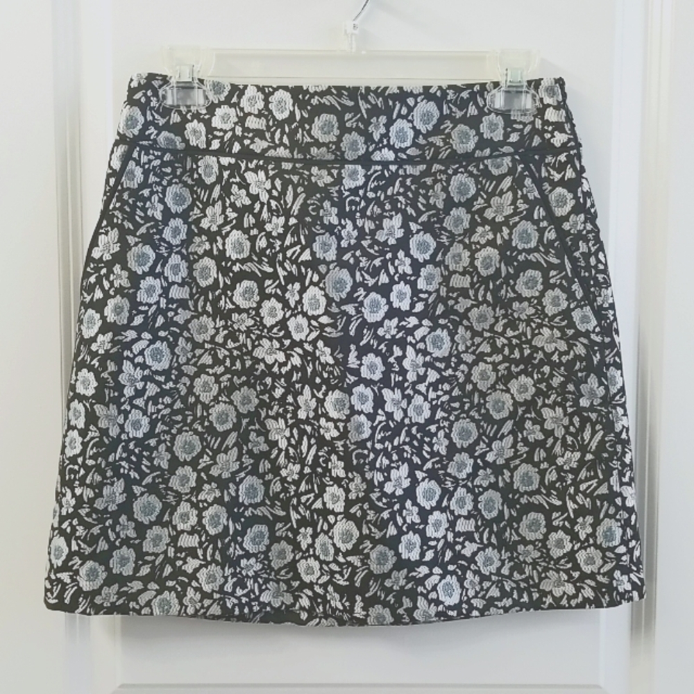 Loft Brocade mini skirt